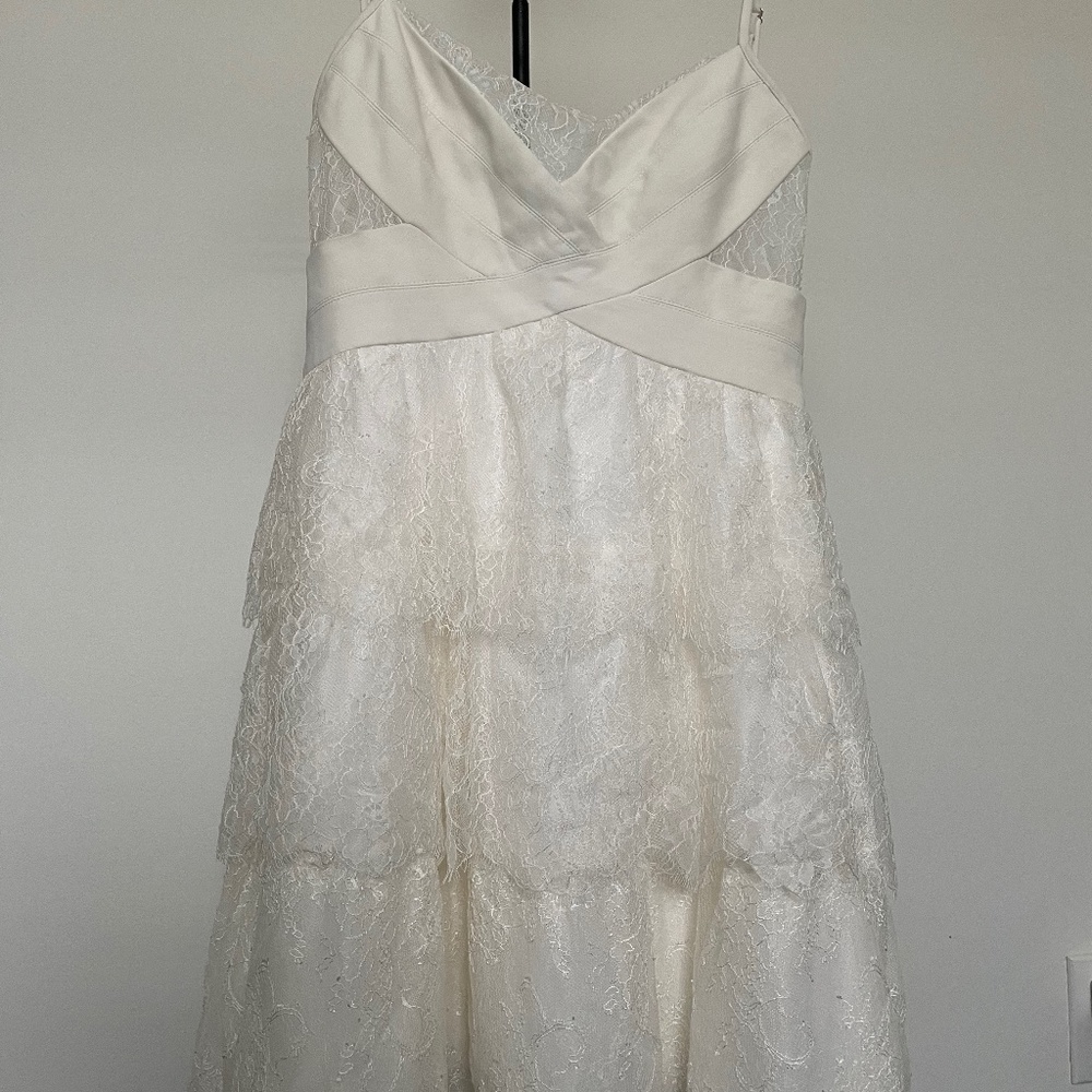 BCBG MaxAzria White Lace Dress (New)